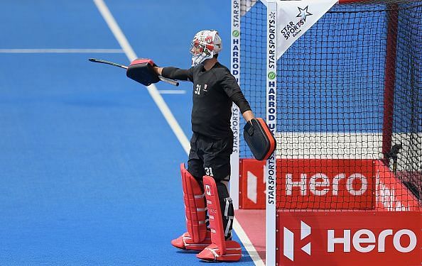 Kindler was on top of his mark, more so in the second half as he kept out some top-class attempts from the Belgians